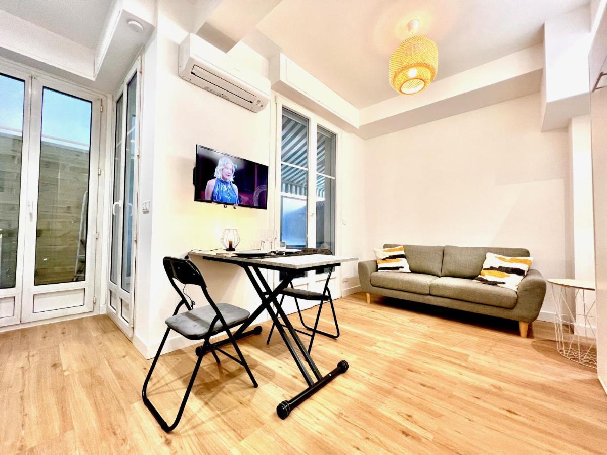 Aparthotel Riviera Superbe Studio Terrasse 100M Promenade Des Anglais Carre D'Or Terrasse Meyerbeer Nizza Exterior foto